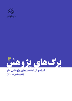 اسناد و آراء نشست‌های پژوهشی هنر (نگارخانه برگ ۱۳۹۱)